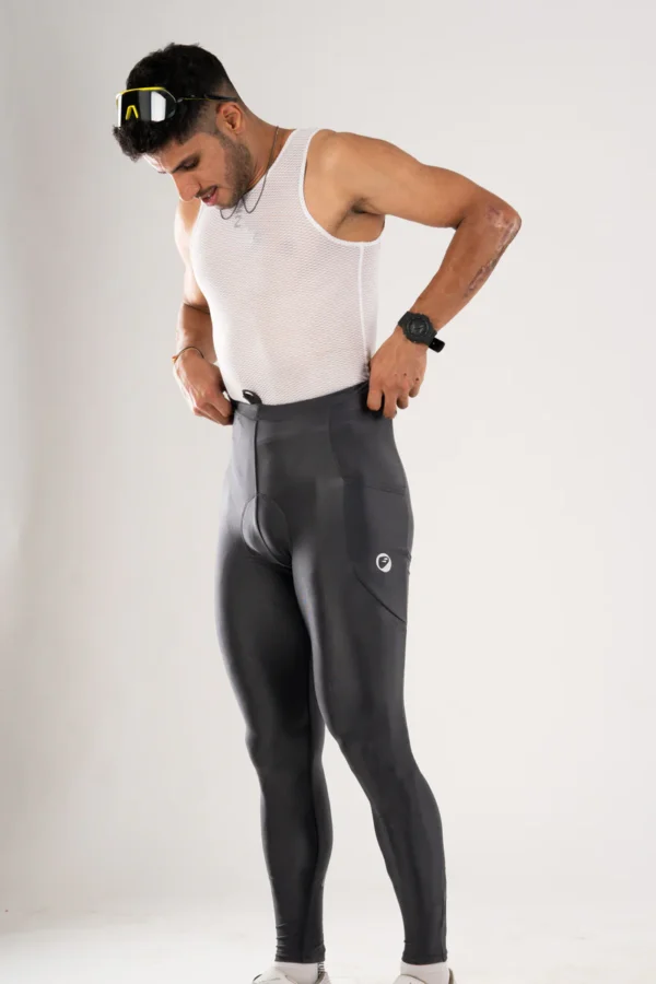 APACE BLADE MENS CYCLING TIGHTS (FULL) GEL-PADDED(BIBLESS)